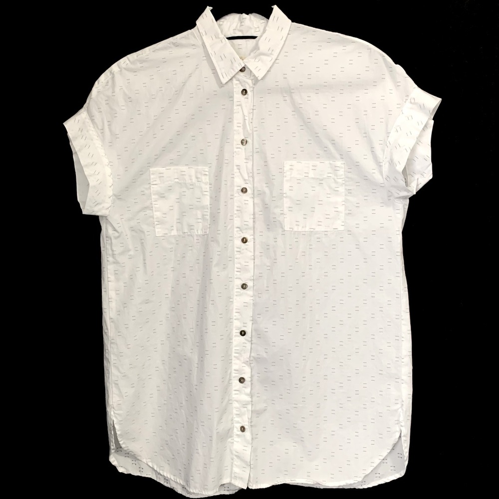 DIEGA 100% Cotton Short Sleeves Buttoned Shirt